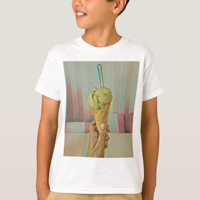 Camiseta Helado de chocolate (Anverso)