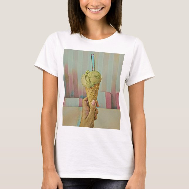 Camiseta Helado de chocolate (Anverso)