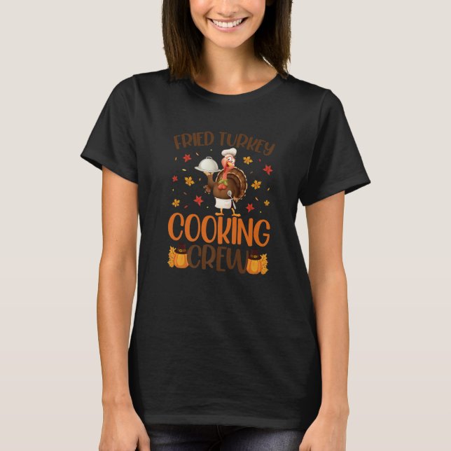Camiseta Helado de cocina frita de Turquía, cocina de acció (Anverso)