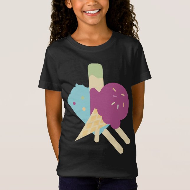 Camiseta Helado de cumpleaños (Anverso)