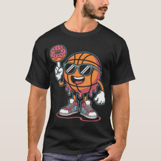 Camiseta Helado de donut de baloncesto