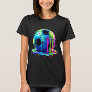 Camiseta Helado de fútbol goteando para niños y niñas