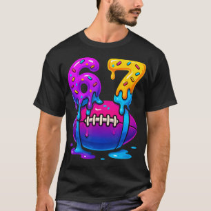 Camiseta Helado de Fútbol Meme Dripping Six Seven 67