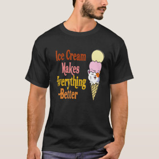 Camiseta Helado De Gato Hace Que Todo Sea Mejor Cucharada D