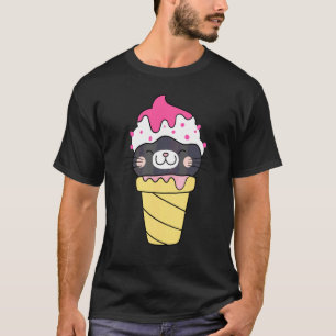 Camiseta Helado de gato lindo Postre de gatito 1