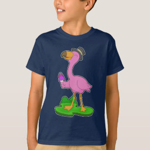 Camiseta helado de gofre de flamenco