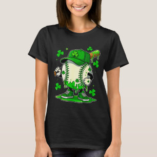 Camiseta helado de goteo de béisbol para niños adolescentes