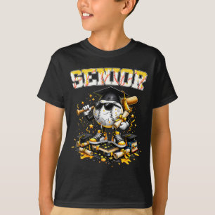 Camiseta helado de goteo de béisbol senior niño graduación