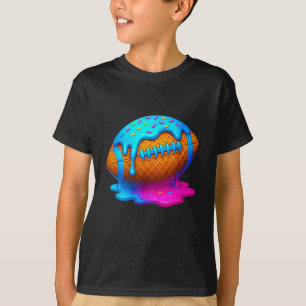 Camiseta Helado de goteo de fútbol Cono de gofre Niños gote