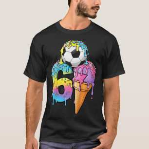 Camiseta Helado de goteo de fútbol para niños Número 67 Niñ
