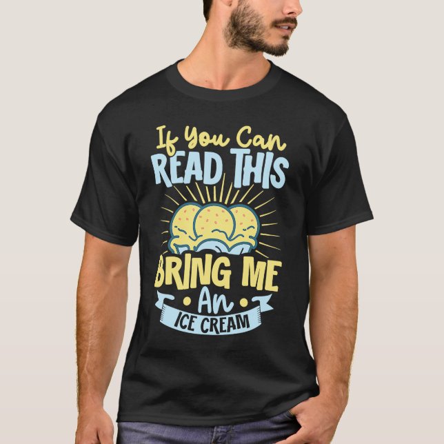 Camiseta Helado De Helado Amo Crema Hielo (Anverso)