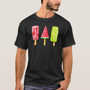 Camiseta Helado de helado de sandía helado de púsica verano