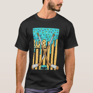 Camiseta Helado de hockey sobre hielo niños bandera america