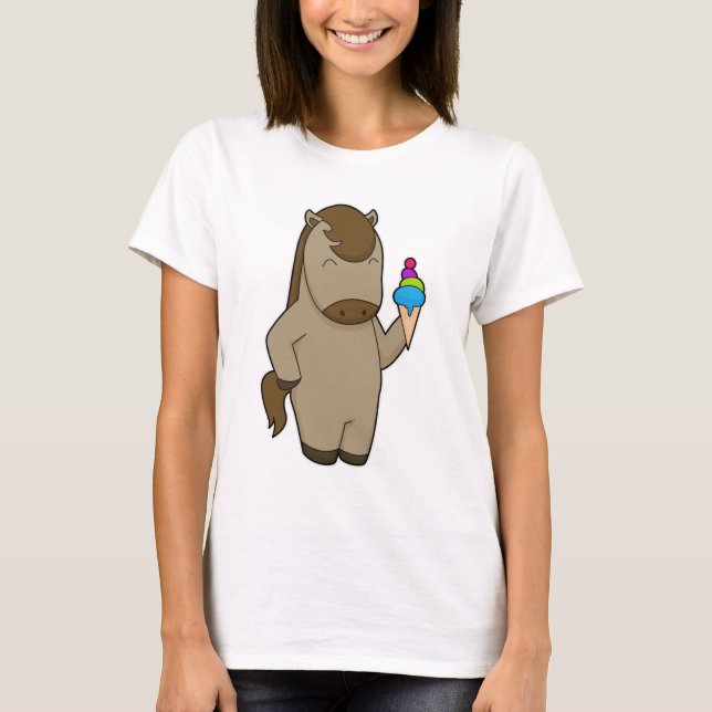Camiseta Helado de Horse Waffle (Anverso)