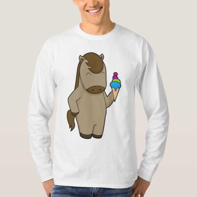 Camiseta Helado de Horse Waffle (Anverso)