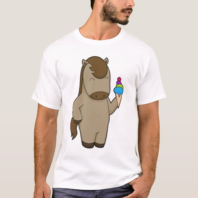 Camiseta Helado de Horse Waffle (Anverso)
