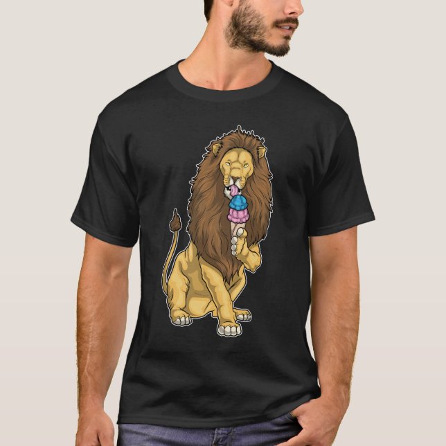 Camiseta Helado de Lion Waffle (Anverso)