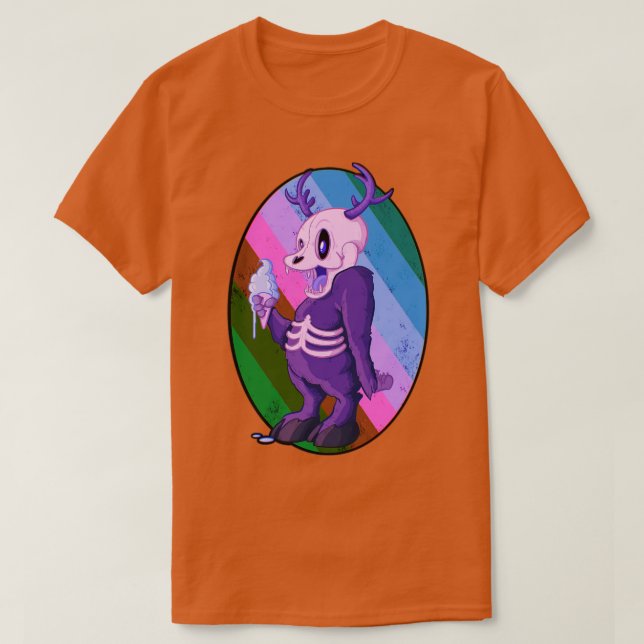 Camiseta Helado de Monster (Diseño del anverso)