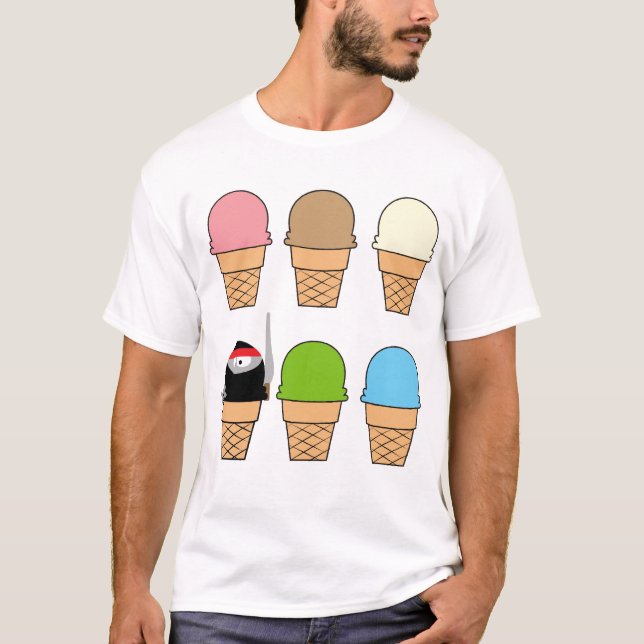 Camiseta Helado de Ninja (Anverso)