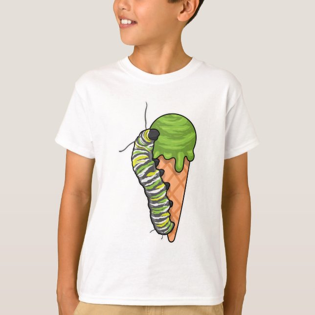 Camiseta Helado de oruga (Anverso)