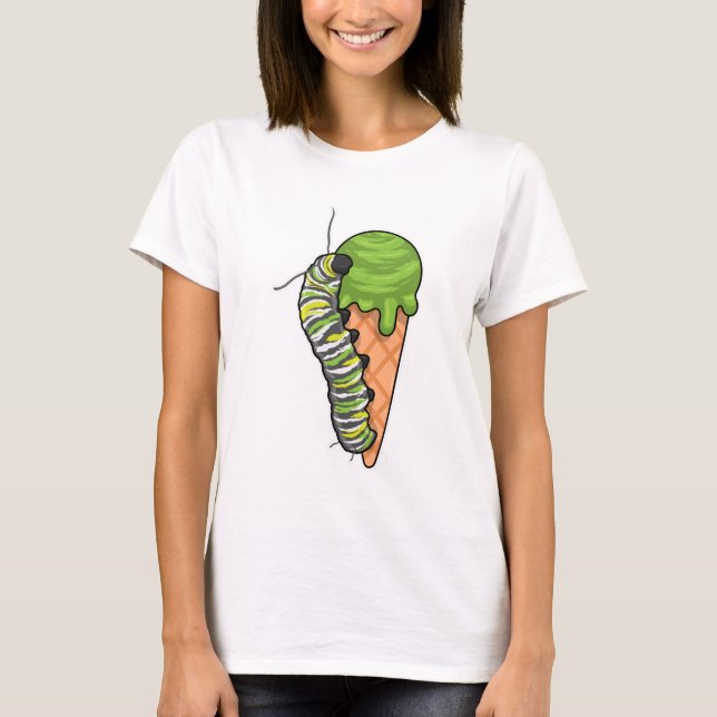 Camiseta Helado de oruga (Anverso)