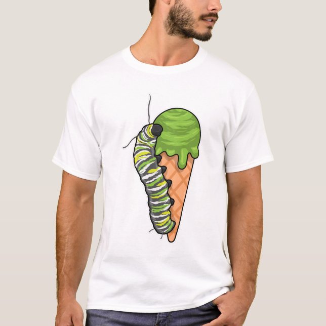 Camiseta Helado de oruga (Anverso)