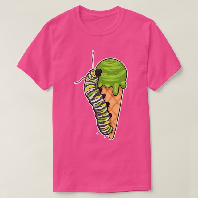 Camiseta Helado de oruga (Diseño del anverso)