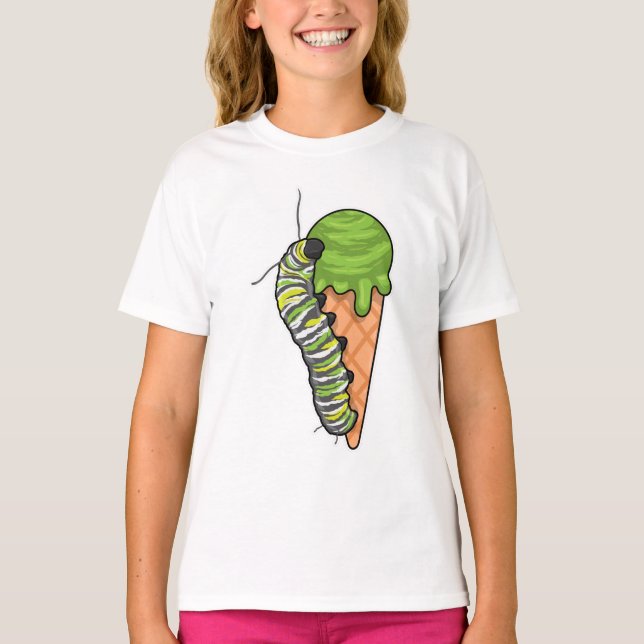 Camiseta Helado de oruga (Anverso)