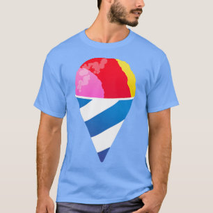 Camiseta Helado de postre de helado de cono de nieve motead