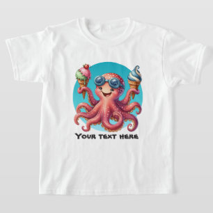 Camiseta Helado de pulpo de personalizable dulce