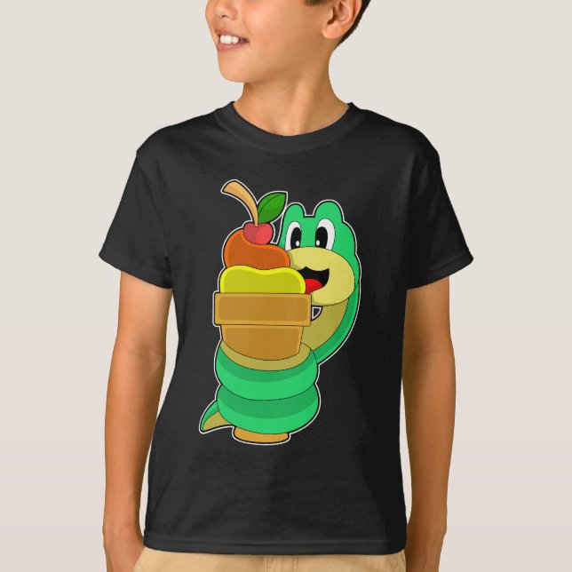 Camiseta Helado de serpiente Waffle (Anverso)