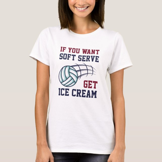 Camiseta Helado de servicio suave (Anverso)