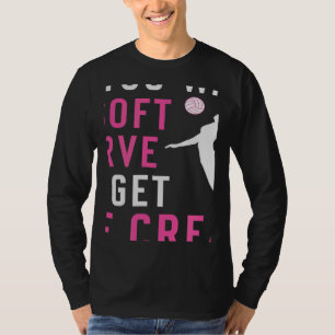 Camiseta Helado De Servir Suave De Voleibol Hombres Mujeres