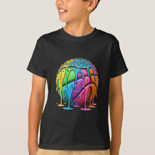 Camiseta Helado de Sketll Goteo para Niños Niñas Sket de Go