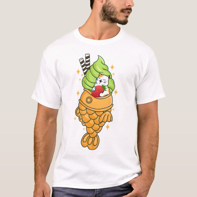 Camiseta Helado de Taiyaki (Anverso)