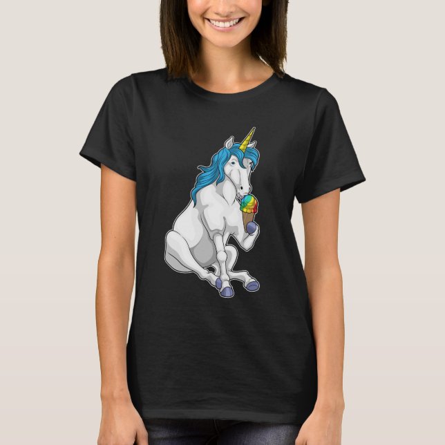 Camiseta Helado de unicornio (Anverso)
