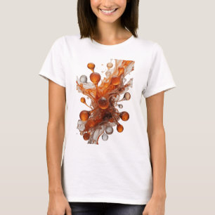 Camiseta HELADO DERRITIÉNDOSE de Naranja VIBRANTE en Impres