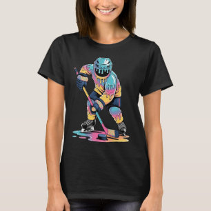 Camiseta Helado Divertido De Hockey Goteo Chicos Hockey Juv