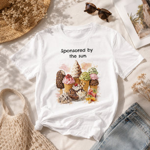 Camiseta Helado divertido de verano para niños
