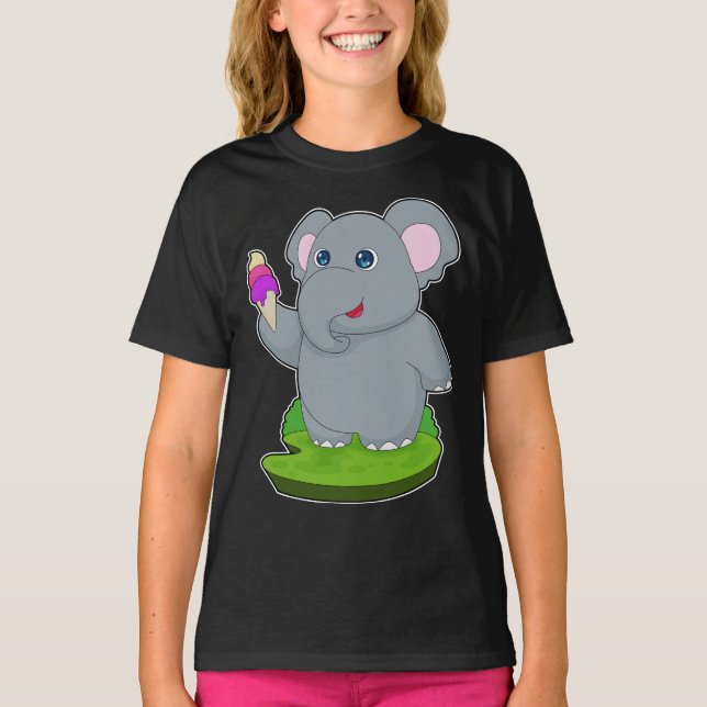 Camiseta Helado Elephant Waffle (Anverso)