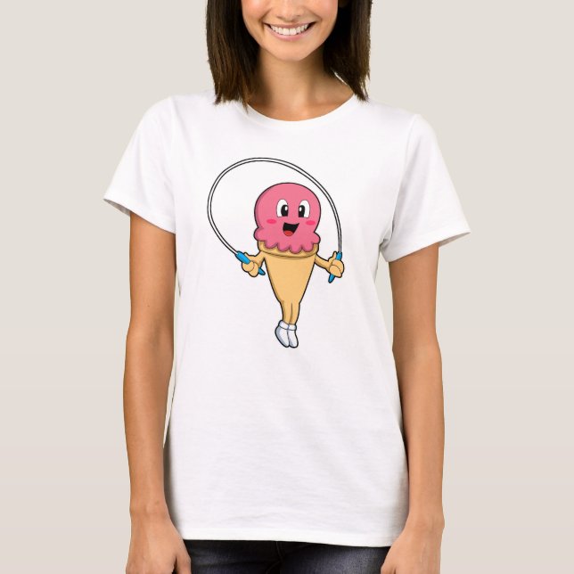 Camiseta Helado en Fitness con Rope (Anverso)