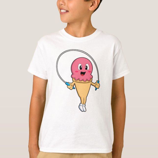 Camiseta Helado en Fitness con Rope (Anverso)