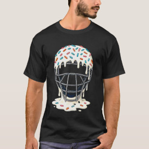 Camiseta Helado goteando máscara de catcher de béisbol béis