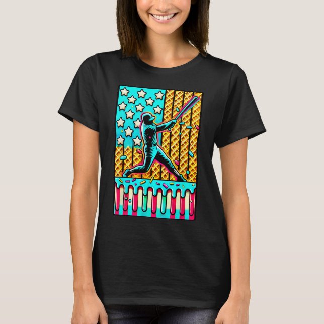 Camiseta Helado Goteo Bysebyll Cosas Goteo Para Niños Ameri (Anverso)