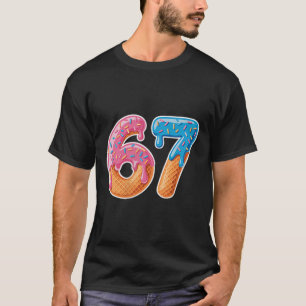 Camiseta Helado Goteo Seis Siete 6 7 Meme 67 