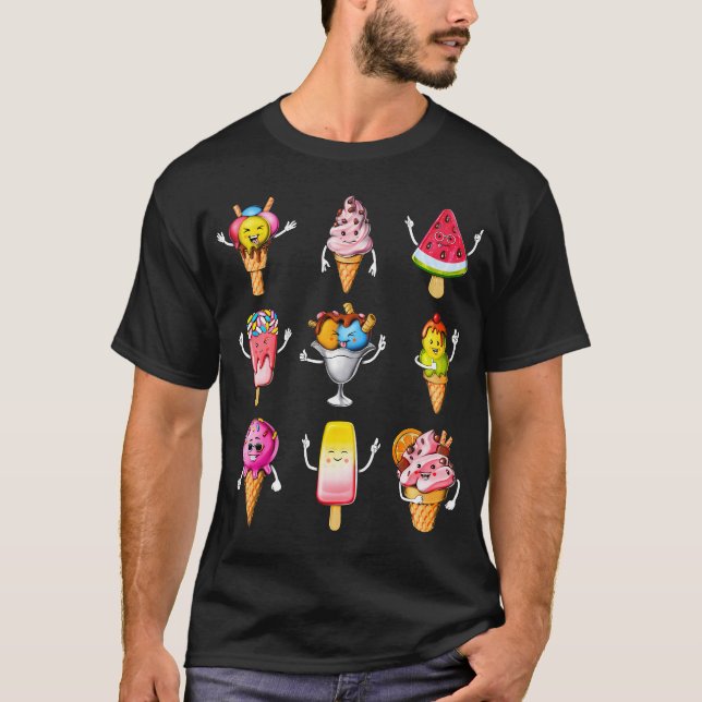 Camiseta Helado Gracioso (Anverso)