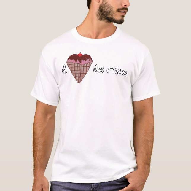 Camiseta helado i <3 (Anverso)