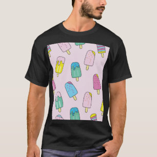 Camiseta Helado lindo: patrón de fruta.