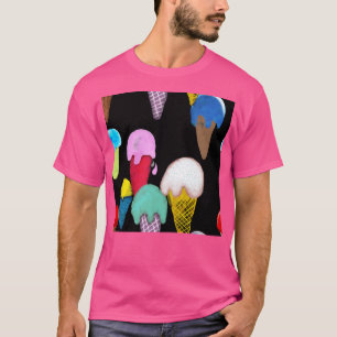 Camiseta Helado Matcha Helado Crema de postre Sorbet Japón 