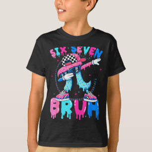 Camiseta Helado número seis siete hermano 67 meme día 3.14